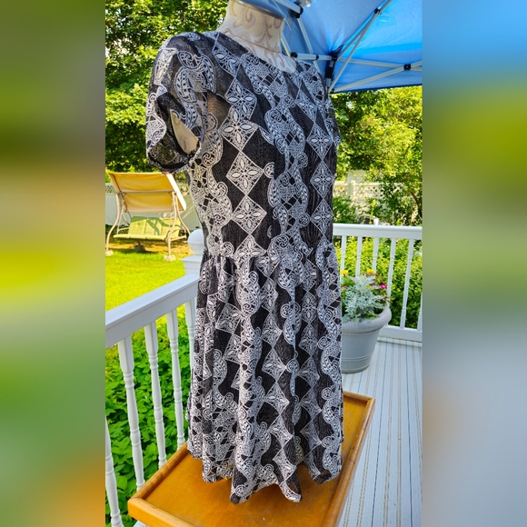 Dina be Back Grey Midi Dress Size M - Picture 2 of 9